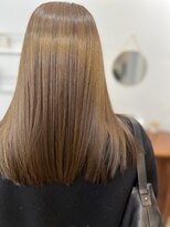 ペイジヘアー(paige hair)&nbsp;ベージュカラー.髪質改善.毛先重め柔らかロング