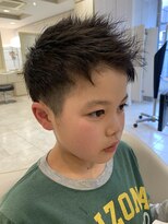 アッシュ 仙川店(Ash)&nbsp;小学生男の子キッズメンズカットツーブロックショート刈り上げ