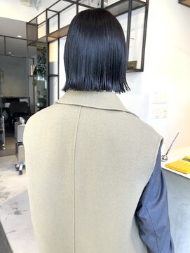 フィルムス 銀座(FILMS) 暗めカラー/ボブ/顔周り/前髪/レイヤー/髪質改善/縮毛矯正/銀座