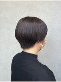【LAMP HAIR DESIGN 堀田】マッシュショート/赤みブラウンカラー