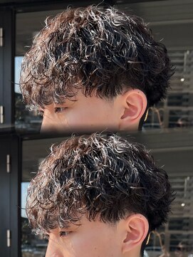 髪屋 紬 メンズ/メンズパーマ/メンズカット/波巻きパーマ