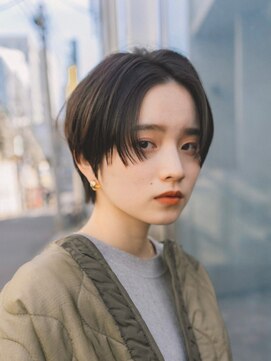 ガーデンヨコハマ(GARDEN YOKOHAMA) ショート チェリーブラウン デジタルパーマ 丸型 卵型 四角