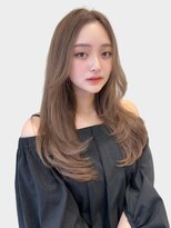 ユーフォリア 渋谷グランデ(Euphoria SHIBUYA GRANDE) レイヤーカット ベージュカラー 顔まわりカット