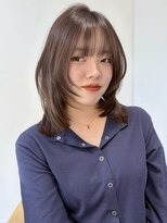 ビューシンサイバシ(VIEW SHINSAIBASHI)&nbsp;伸ばしかけミディアムレイヤー透明感グレージュ10代20代30代
