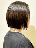 切りっぱなしボブ