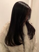 キャパサウス 春日 大野城店(CAPA south)&nbsp;髪質改善 レイヤーカット 韓国ヘア ダークブラウン 顔周りカット