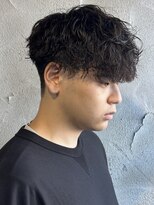 ニアウ 高崎店(Niau)&nbsp;波巻きスパイラルパーマメンズパーマメンズマッシュ群馬高崎眉毛