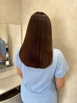 キング 梅田店(K!ng) ハイライトカラーミルクティーベージュレイヤーカット