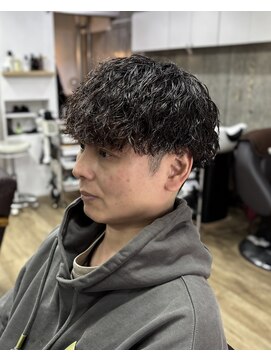 オムファミーユラグ(homme, famille raugh) ツイストスパイラル×マッシュ