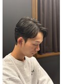 【理容室】メンズ センターパート 刈り上げ ビジネス