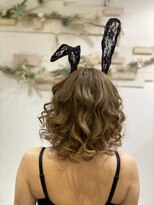 ヘアセットサロンエッジ(Edge)&nbsp;ハロウィンにクルクルダウンヘア