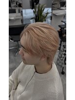 オム ブランシェ(HOMME BLANCHE’) 【Ryo】ミルクティーオレンジエンドカラー