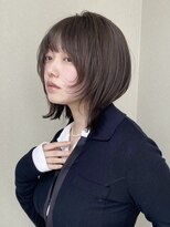 ノラ ギンザ(NORA GINZA)&nbsp;ウルフボブレイヤーウルフロブハッシュカットボブパーマ