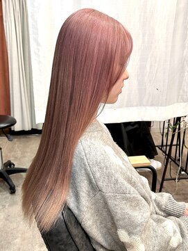 ルーナヘアー(LUNA hair) ピンクベージュカラー