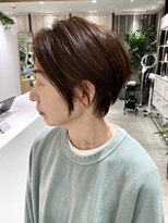 ステア ケース(stair case)&nbsp;大人ショート/ショートボブ/白髪ぼかしハイライト/銀座/武蔵小杉