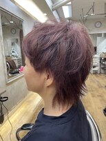 ヘアアンドメイク アリス(hair&make ALICE produce by COLT) ショート ウルフ レイヤー ピンクブラウン ダブルカラー