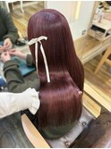 ブリーチ　ピンクベージュ　ピンクカラー