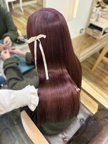 カシュカシュ 表参道(cache cache)&nbsp;ブリーチ　ピンクベージュ　ピンクカラー