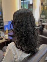 キャラ 池袋本店(CHARA)&nbsp;エアウェーブをAVEDAボタニカルで負担を軽減してかけてみた！