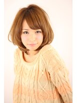 ジュエ (jouer)&nbsp;抜け感ミディアムレイヤーカット　顔まわりレイヤー　20代30代