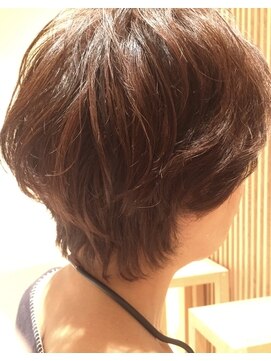 ミセスショート パーマ L096 髪結床 月白のヘアカタログ ホットペッパービューティー