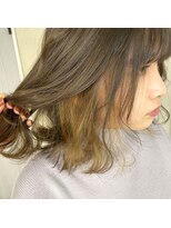 ヘアスピリッツアンクス(Hair Spirit anx)&nbsp;ヘーゼルベージュのインナーカラー♪