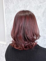 デミヘアー(Demi hair)&nbsp;ボルドーピンク×ネオウルフレイヤー