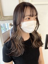 トロニー(TLONY)&nbsp;イヤリングカラー　前髪インナー　ブロンドベージュ　/miaki