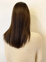 ビーチ ヘア メイク 綱島店(BEACH hair make)&nbsp;シークレットハイライト/こっくりカラー/栗色/うる艶髪