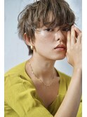 無造作パーマの小顔ショートヘア/髪質改善　コンティ本厚木
