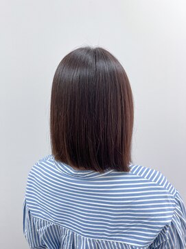 ロロン(LORONG) 髪質改善　酸熱トリートメント　ミディアムボブ