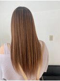 ブリーチした髪でもあてれるダメージレス縮毛矯正★