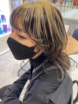 ヘアラウンジ アングゥ(hair lounge ungu) マッシュウルフスタイル