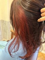 ビー オン ディー ヘア 池袋(BonD hair)&nbsp;パキッとインナーオレンジ【池袋/髪質改善/ハイライト】