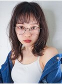【NORA UMEDA 高木】大人可愛いセミロング　レイヤー