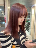 ヘアーアンドメイク ビス(HAIR&MAKE bis) ブリーチなしダブルカラーで深めレッドに♪【戸田雅子】