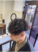 メンズ波巻きスパイラルパーマ