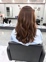 エンディアリング 東銀座(Endearing)&nbsp;黒髪/グレーベージュ/レイヤーロング/前髪パーマ/銀座/東銀座