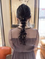 コレット ヘアー 大通(Colette hair)&nbsp;お呼ばれローポニーアレンジ .*。