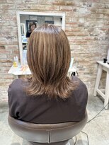 ヘアアンドメイク アース 聖蹟桜ヶ丘店(HAIR&MAKE EARTH)&nbsp;白髪ぼかしハイライトウルフ