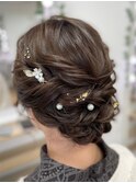 ゆるふわアップスタイル【品川/ヘアセット】
