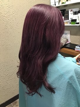 オッジヘアー(Oggi Hair) ピンクバイオレットカラー2月