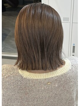 ラフテル(RAFTEL) 【RAFTEL 鴨井】切りっぱなしボブ×ベージュ