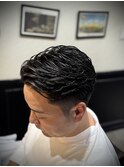 20代30代ビジネスツーブロック爽やかカッコいい七三アップバング