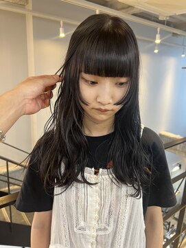 ヌープヘアーアイス(NUUP.hair ici) ブリーチなし!艶感ピンクベージュ