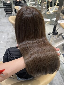 ロンド ジュルード 名古屋(Lond jeloud) ブリーチなし！透明感UP！春の柔らかオリーブベージュ