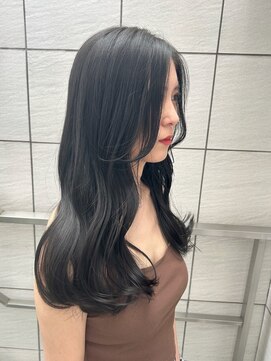 セラ(Cela) 暗髪透明感！うる艶ブルーブラック