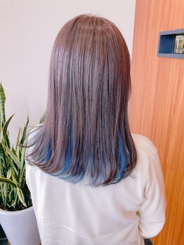 メープル(maple)の写真/デザインカラーが大好評★トリートメント付でカラーをしながら艶髪に♪あなたに似合ったcolorを+αでご提案
