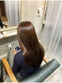 ブラウンヘアカラー