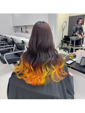 アライブ ハラジュク(ALIVE harajuku) 【ALIVE yu-ki オレンジ×イエローグラデーションカラー】